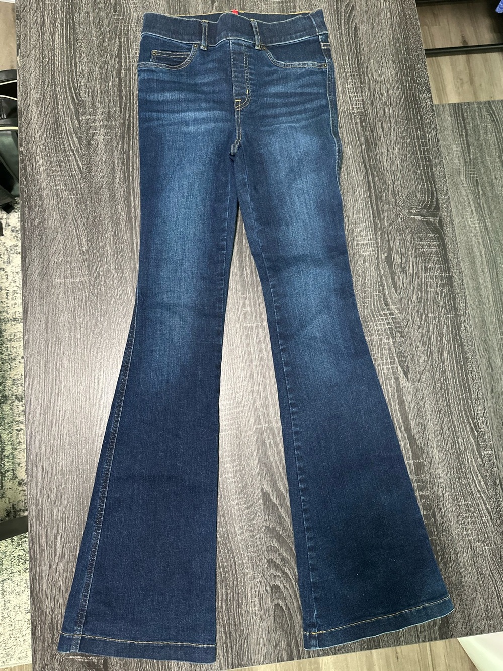 SPANX Dark Blue Flare Jeans
